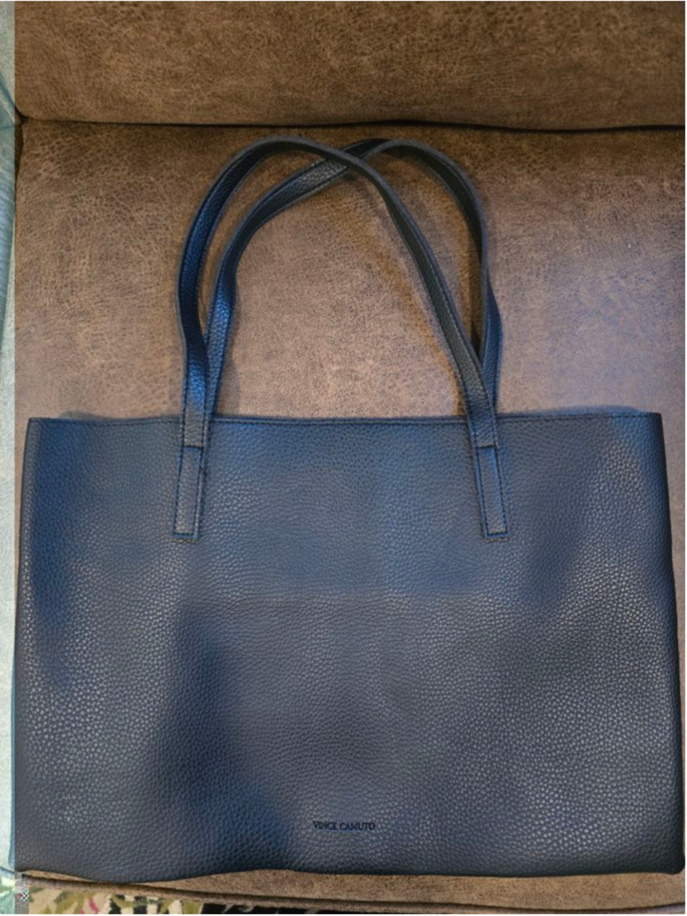 Women's Vince Camuto Black And Gray Luck Tote Bag One Size - Picture 3 of 5